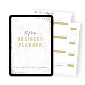 Start a profitable business planner