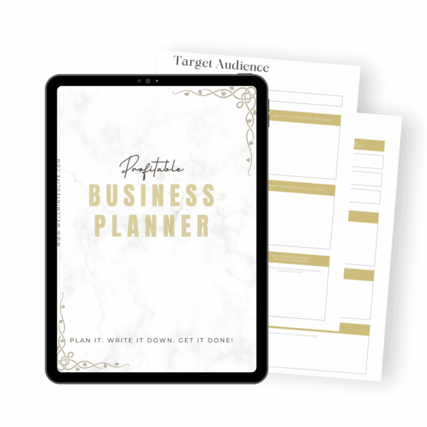Start a profitable business planner